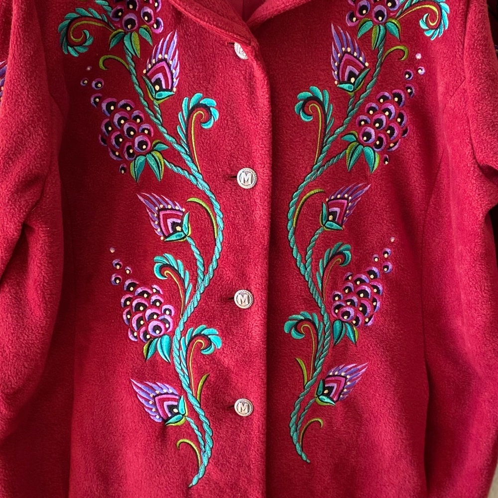 Bob Mackie Wearable Art Coat - image 4